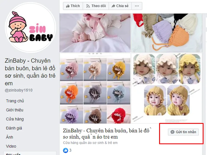 Quảng cáo bán quần áo trẻ em online