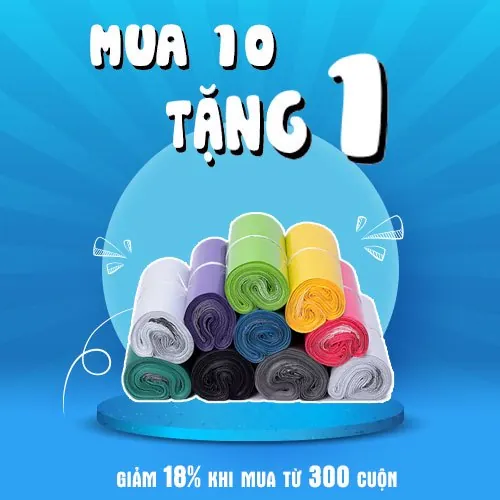 Túi gói hàng tự dính mua 10 tặng 1