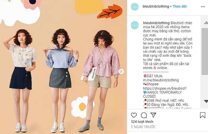 Bước Chụp lookbook