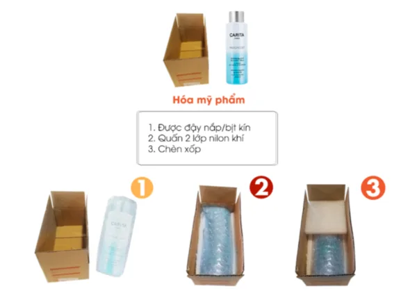 Cách đóng gói hàng mỹ phẩm đúng chuẩn