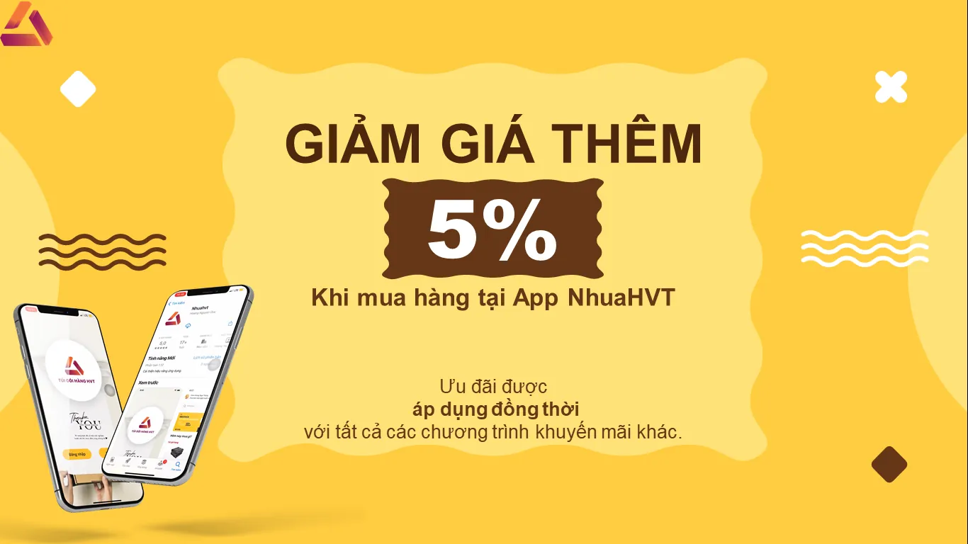 Ưu đãi khi mua hàng tại App nhuahvt