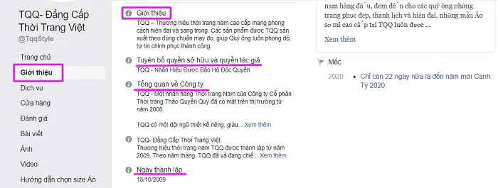 Bước điền đầy đủ thông tin fanpage