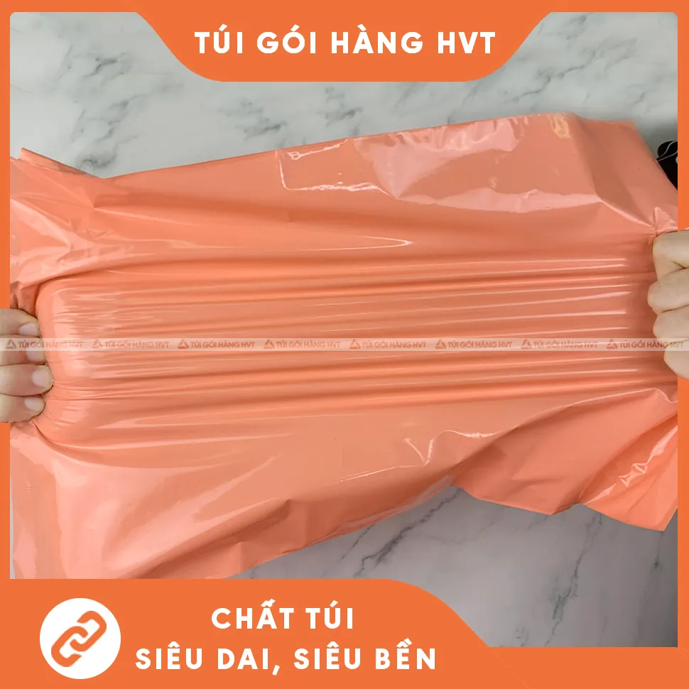 Túi gói hàng cam san hô siêu dai