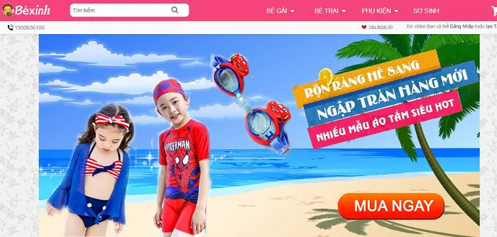 Website bán quần áo online