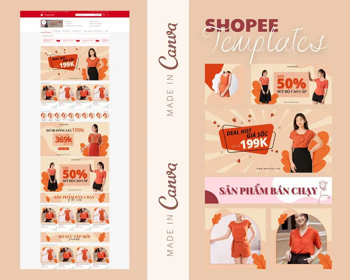 trang trí gian hàng trên shopee một cách chuyên nghiệp và hiệu quả