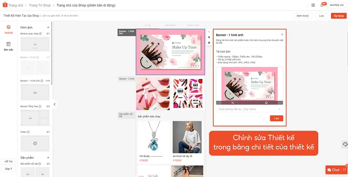 Những lưu ý cần biết khi trang trí gian hàng trên Shopee