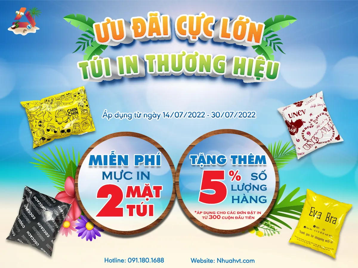 Túi gói hàng khuyến mãi lớn