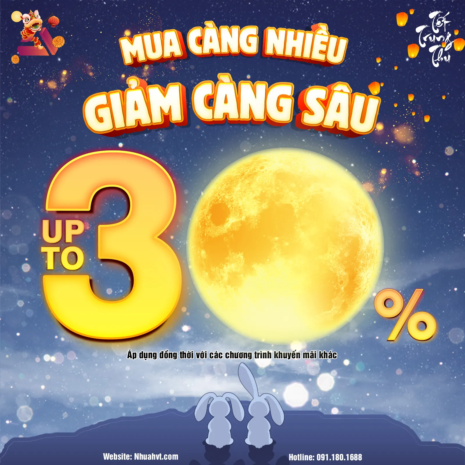 Túi gói hàng HVT sale mừng lễ
