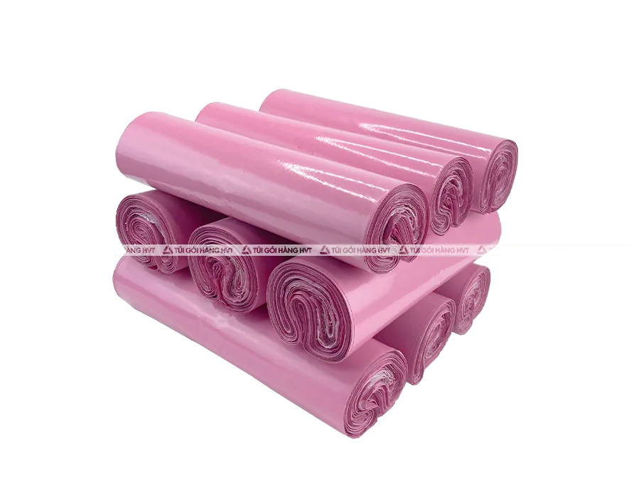 túi gói hàng màu hồng sapphire