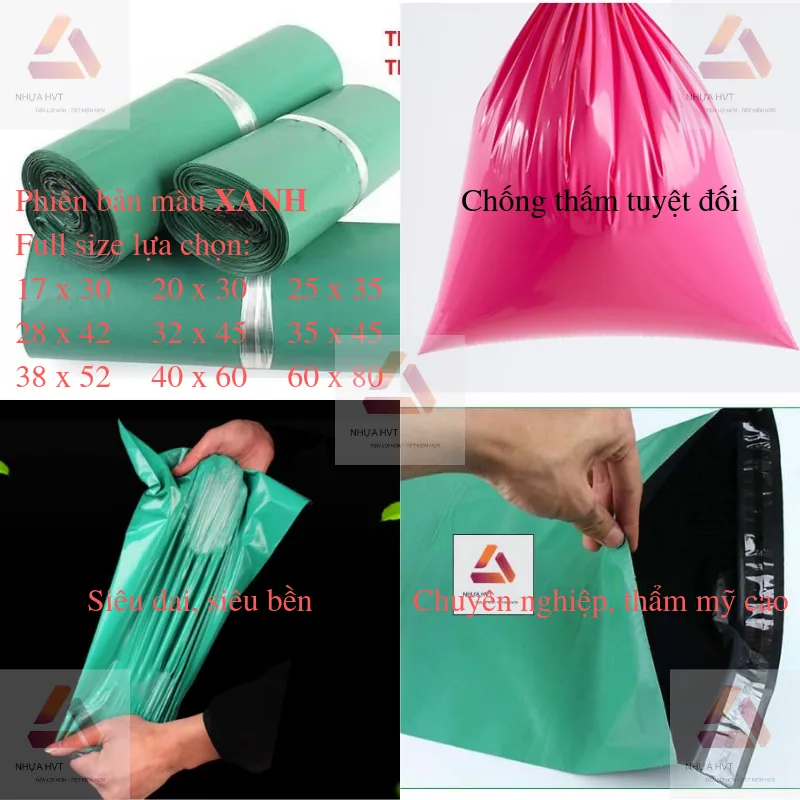 Túi niêm phong xanh siêu bên