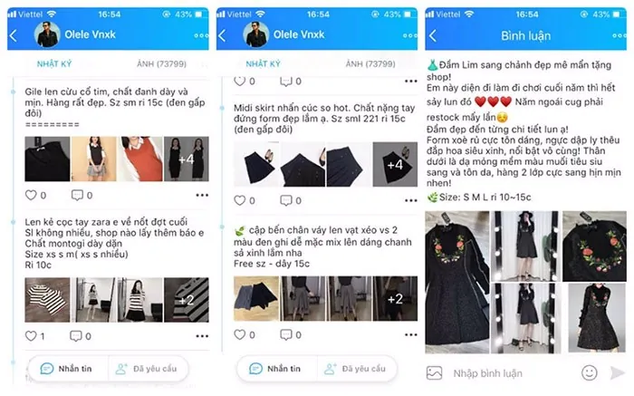 bán quần áo hiệu quả trên zalo
