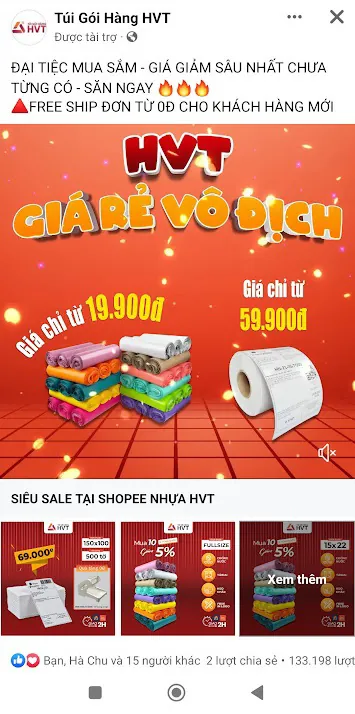 Quảng cáo CPAS để quảng cáo Shopee trên nền tảng mạng xã hội