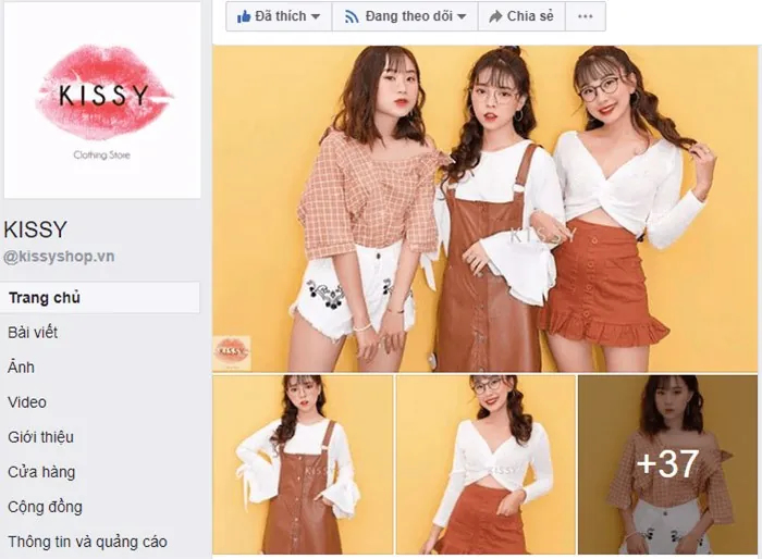 chuẩn bị fanpage bán quần áo