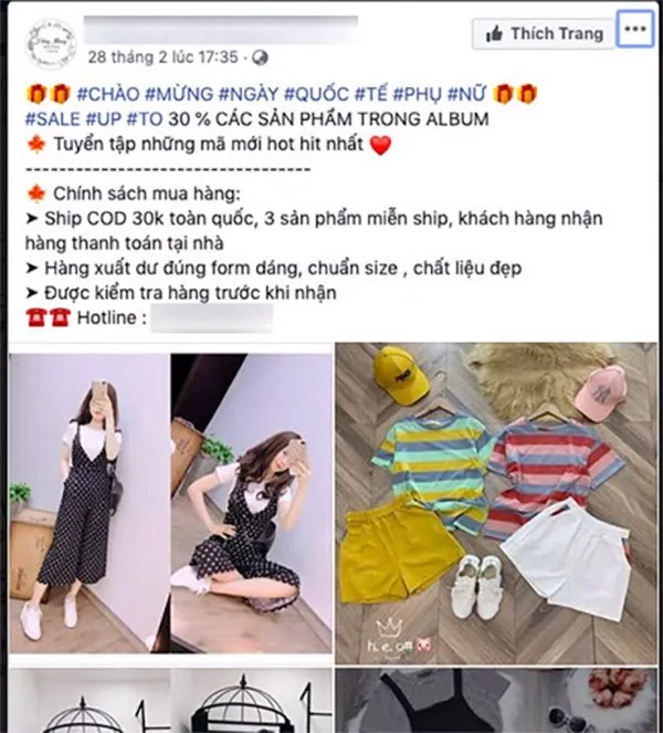 bài bán hàng giảm giá 8/3