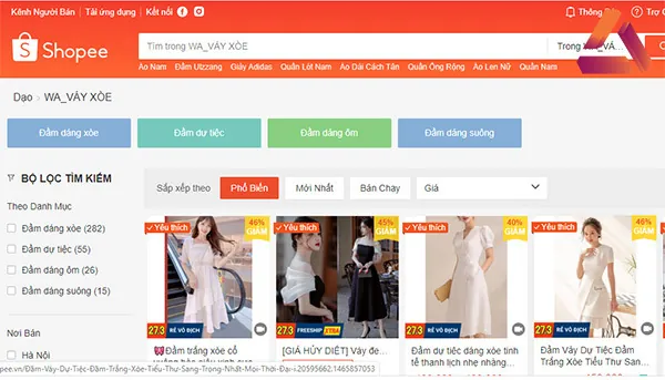 các kênh bán quần áo online thương mại điện tư