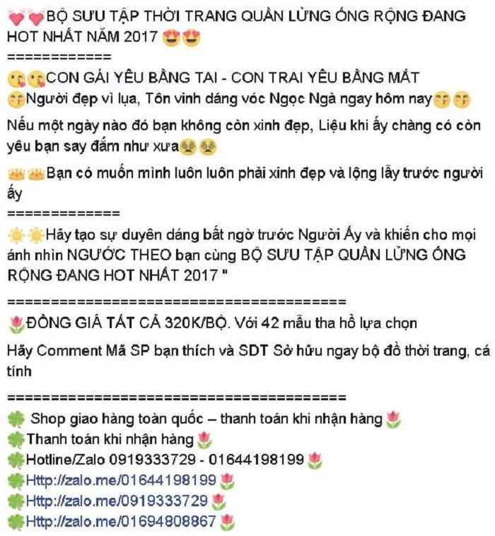 Chiến lược bán quần áo online hấp dẫn