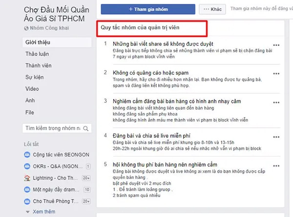 bản quy tắc khi đăng bài trên facebook