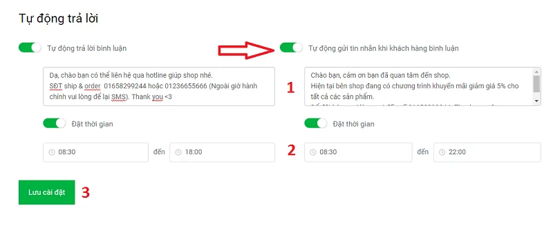 Phần mềm trả lời tự động nhanh chóng