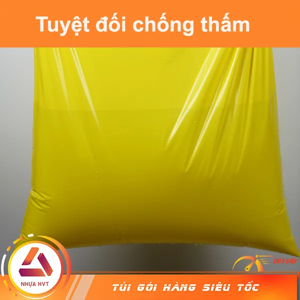 túi chuyên dụng màu vàng đựng nước