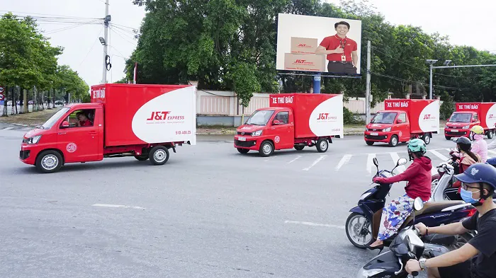Đơn vị vận chuyển J&T có thời gian giao hàng nhanh chóng