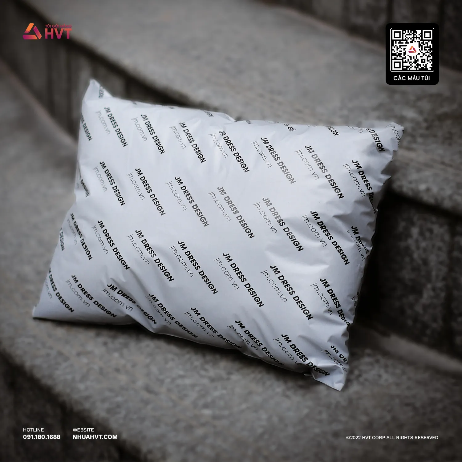 túi gói hàng in logo thương hiệu tại HVT