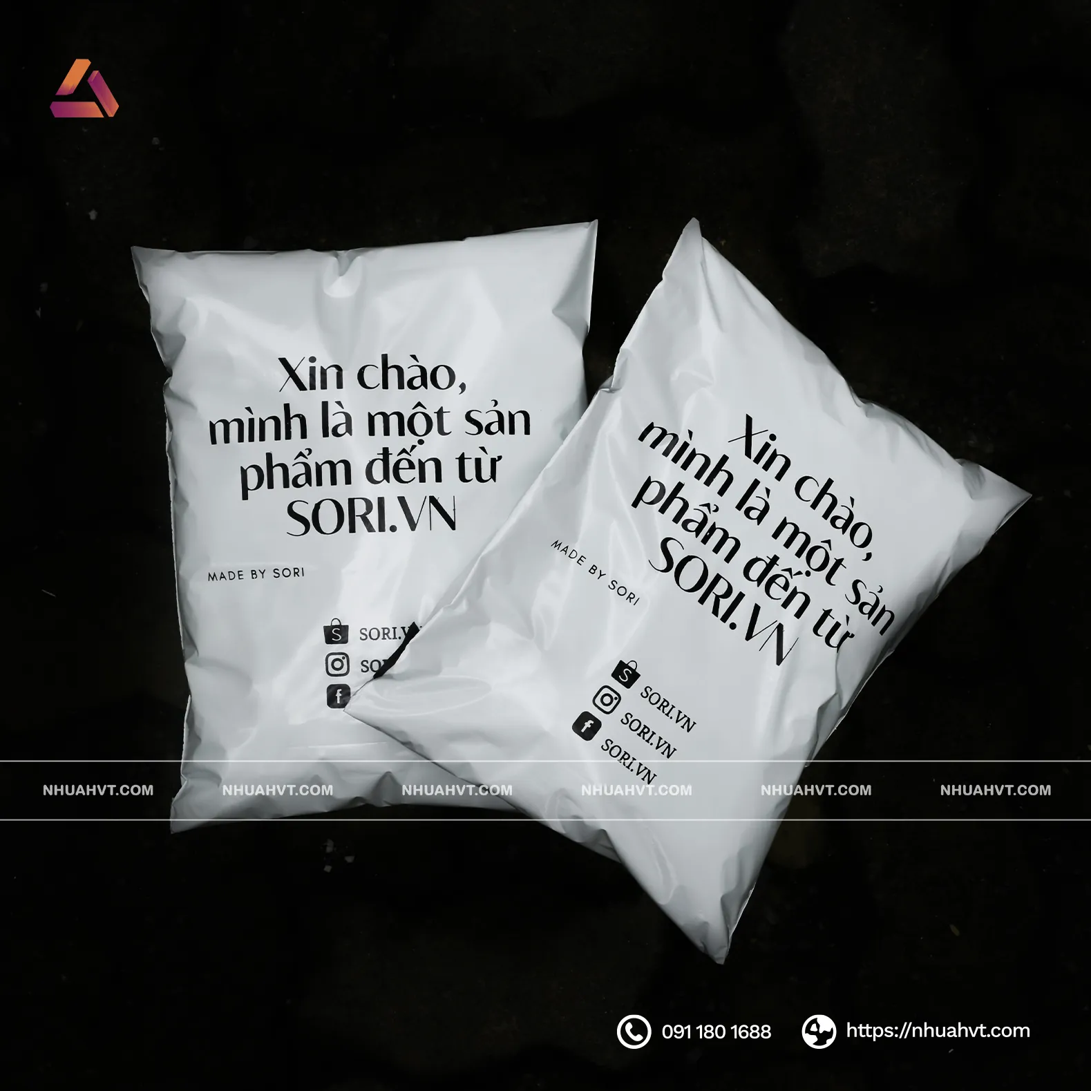 túi gói hàng in logo thương hiệu