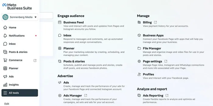 Cách sử dụng Business Suite