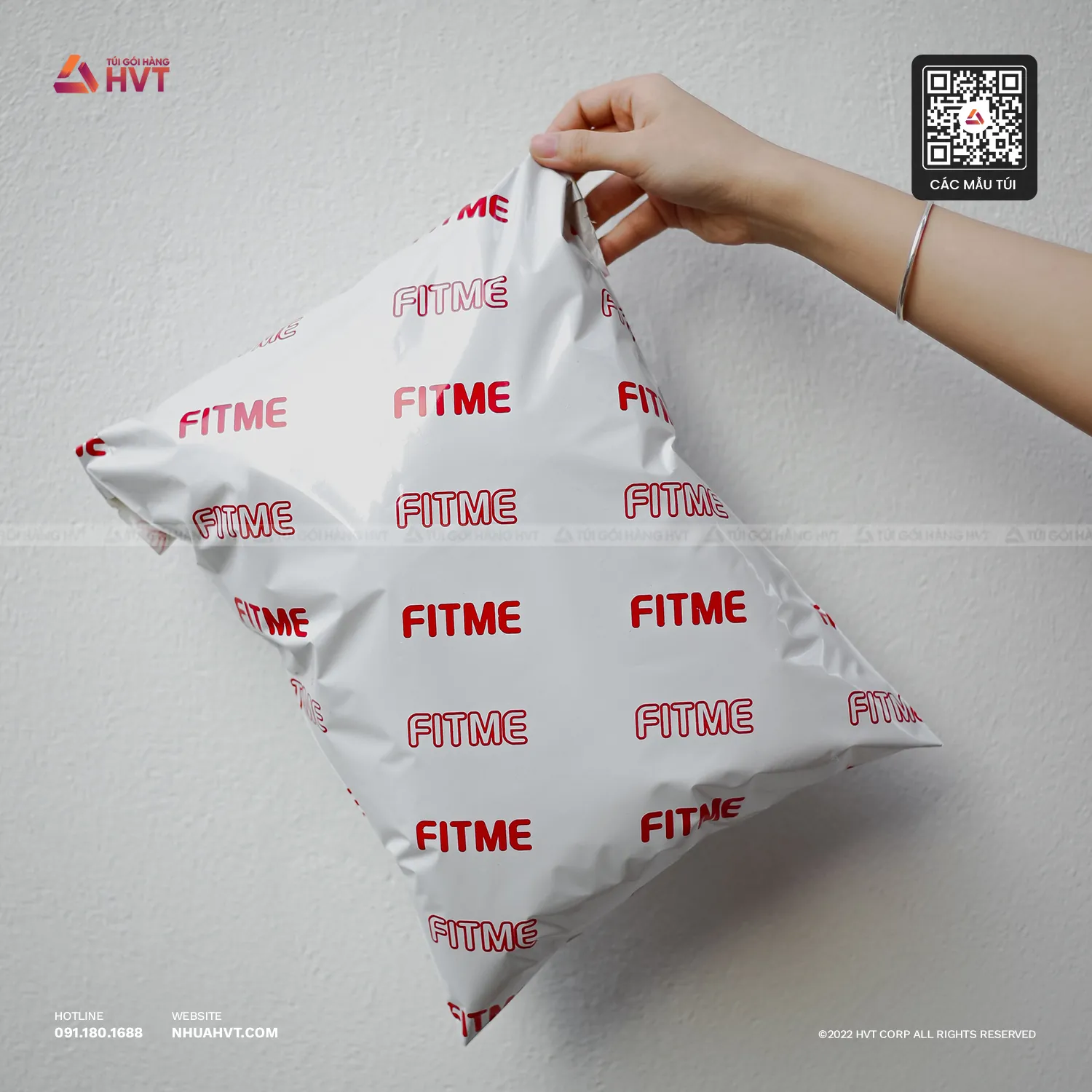 Túi gói hàng Fitme in logo theo yêu cầu