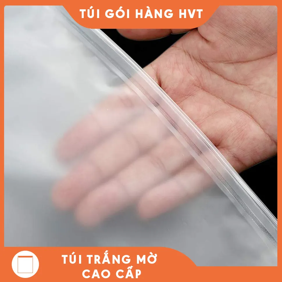 Túi zip lụa mờ thương hiệu HVT