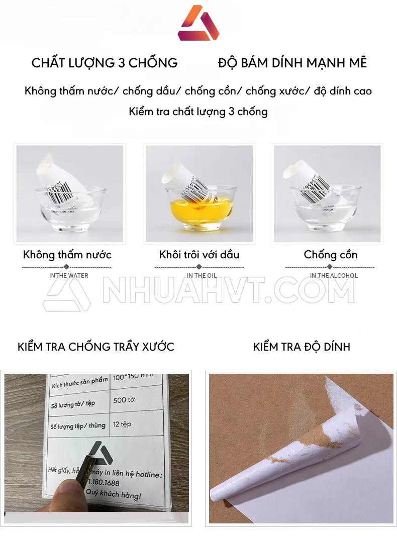 giấy in nhiệt tự dính 100x150