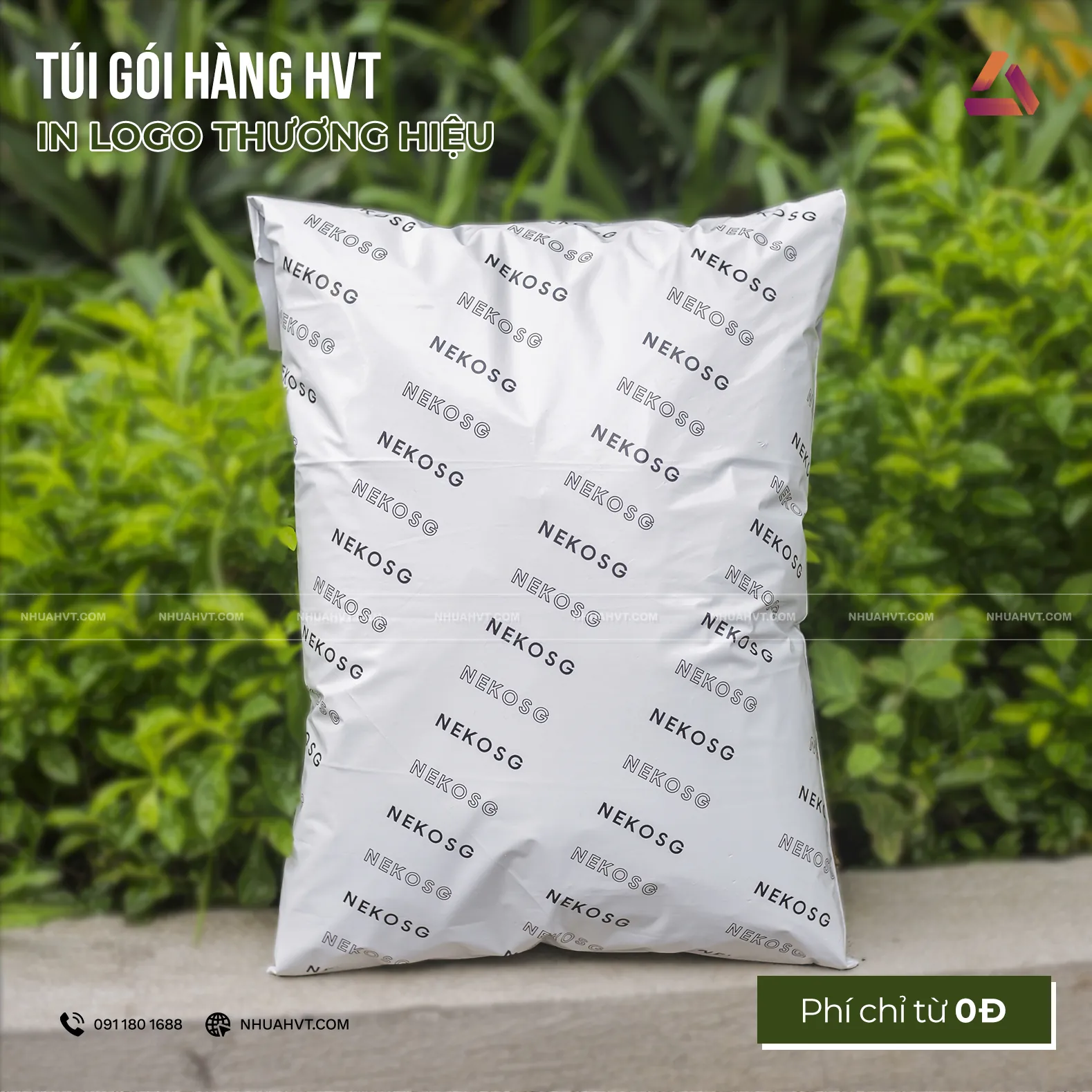 túi gói hàng in logo thương hiệu