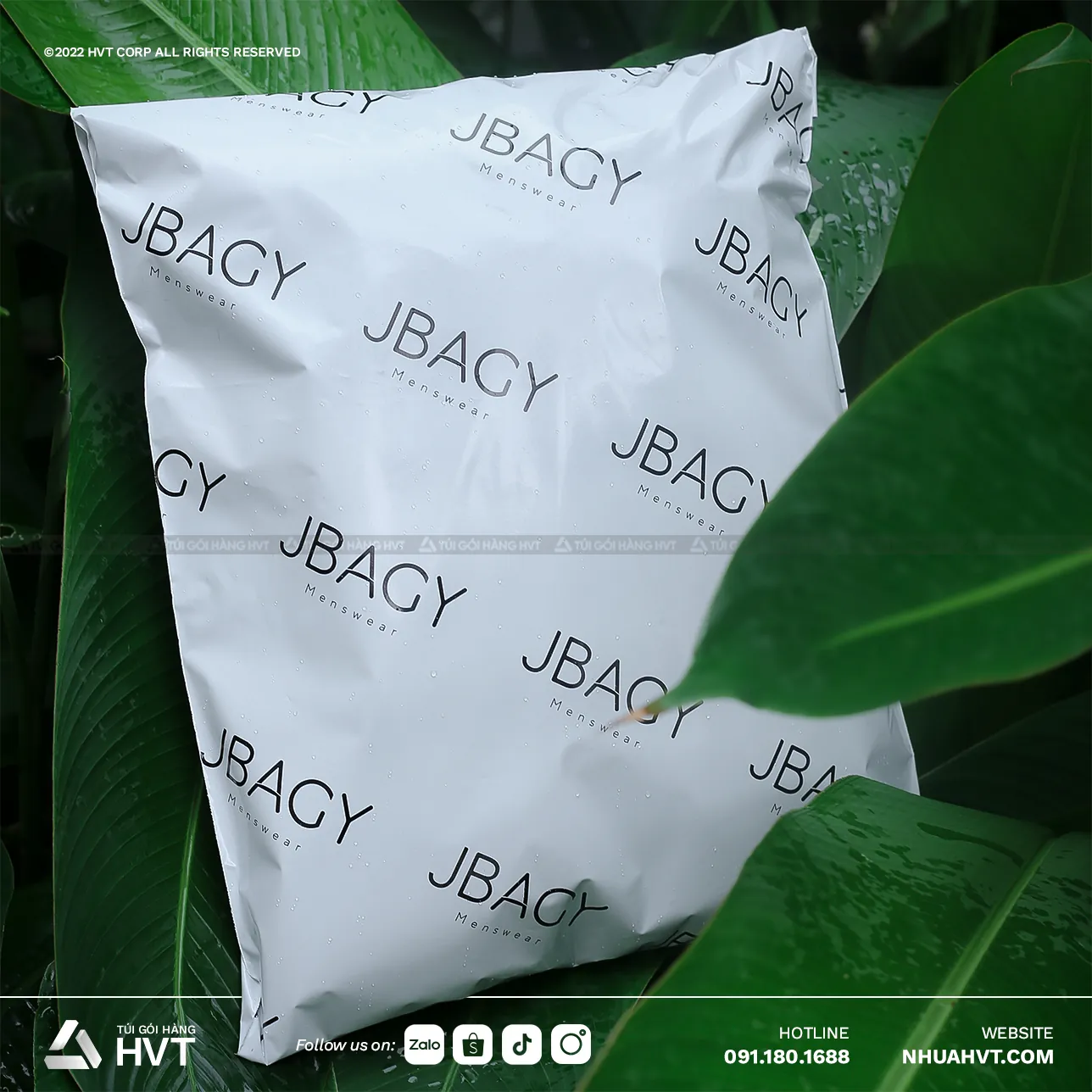 túi gói hàng in logo thương hiệu tại HVT