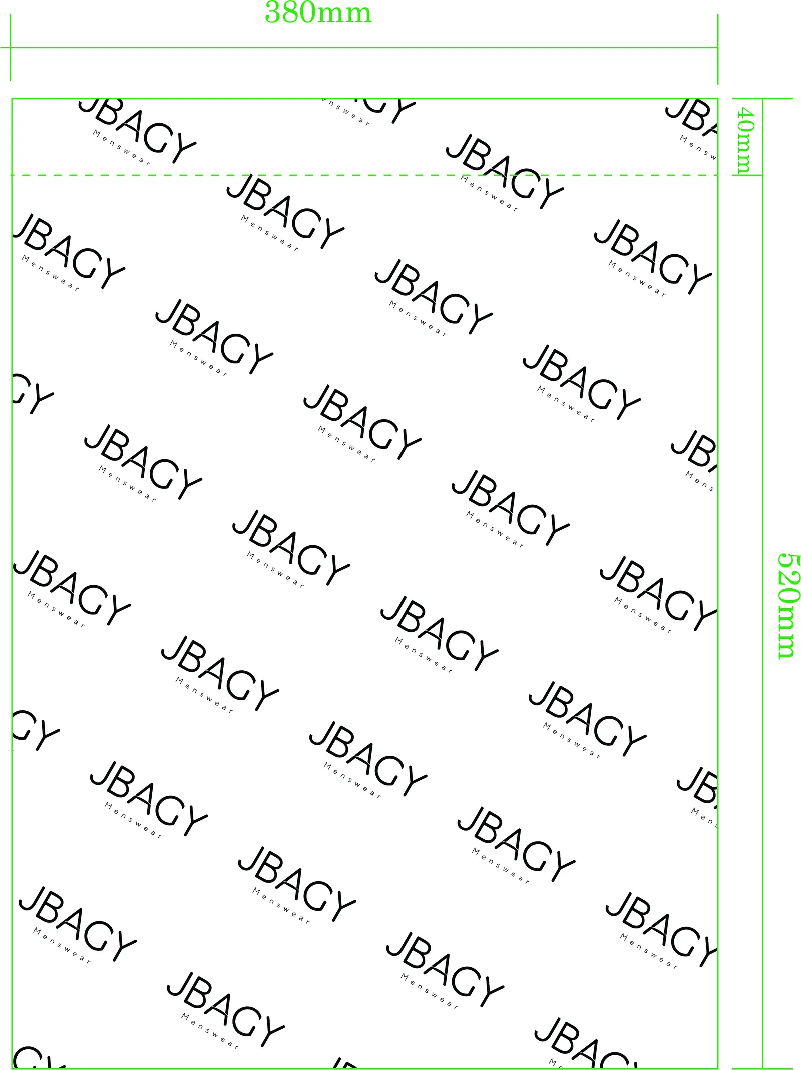 thiết kế túi gói hàng in logo JBAGY