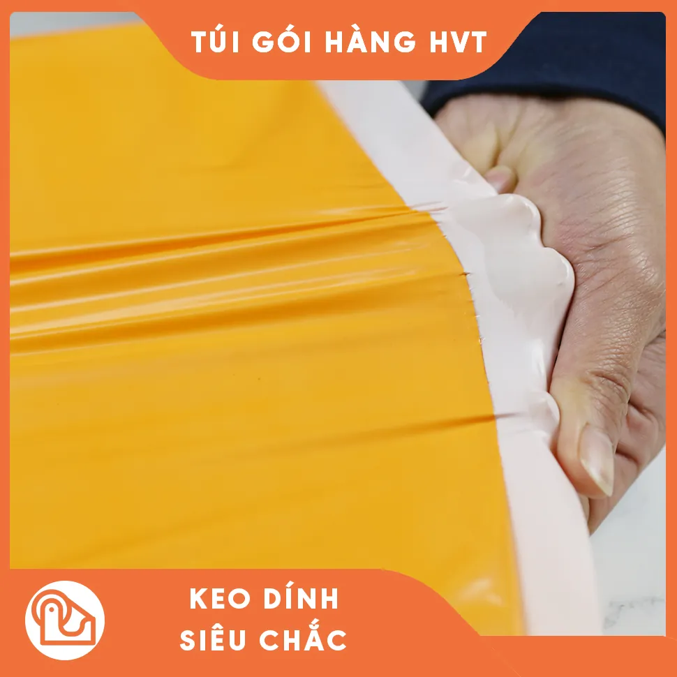 túi gói hàng màu cam
