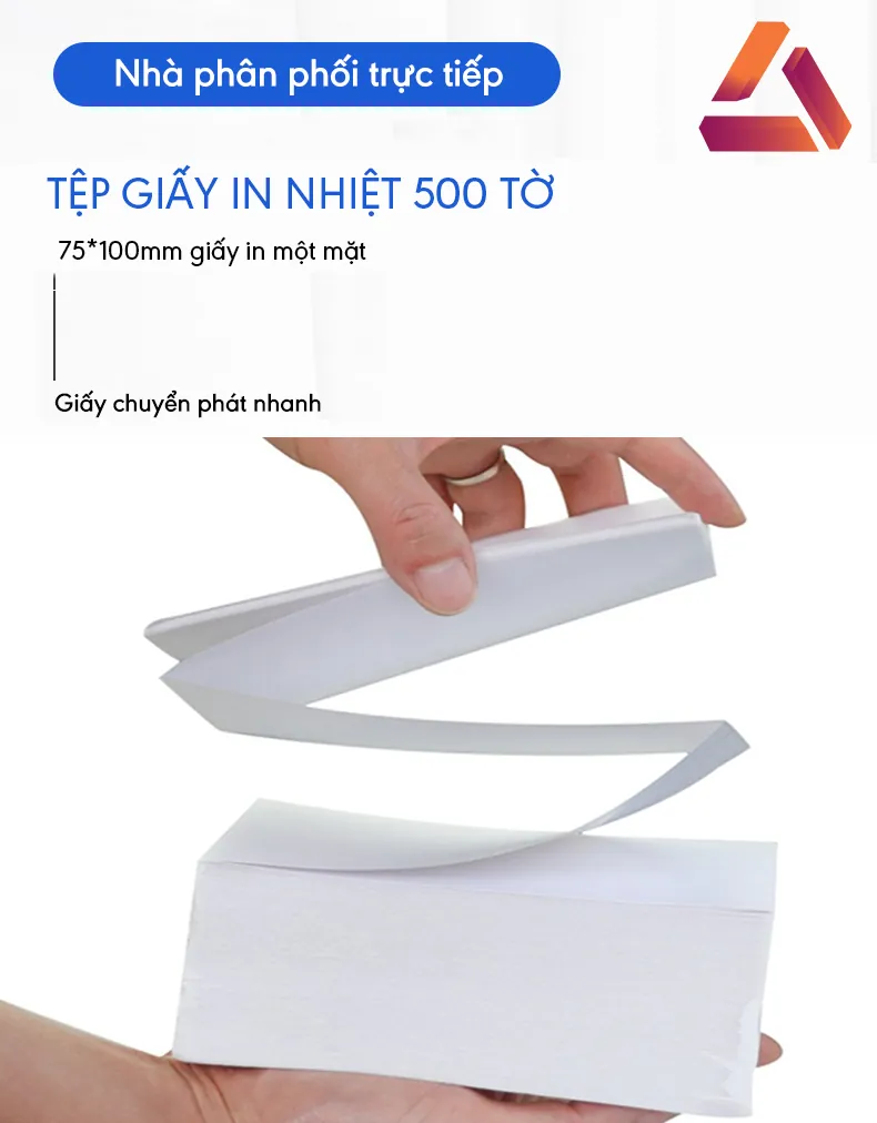 giấy in nhiệt tự dính 75x100