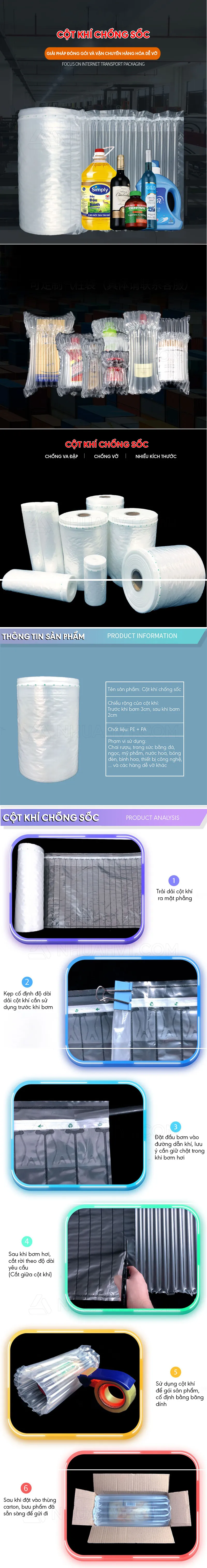 Cột khí chống sốc HVT