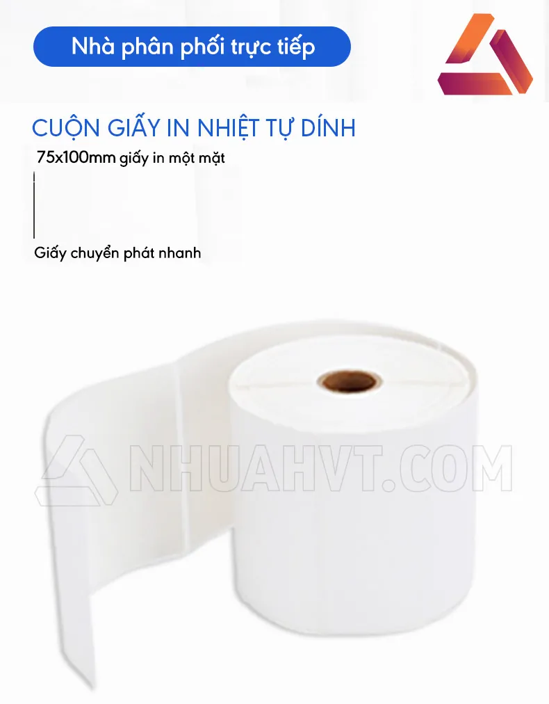 Giấy in nhiệt tự dính A7