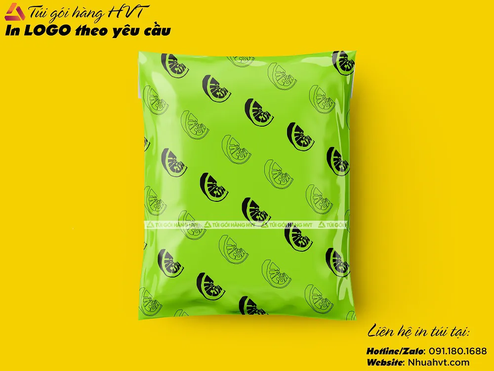 Túi đóng gói hàng size 25*35 in logo riêng của bạn